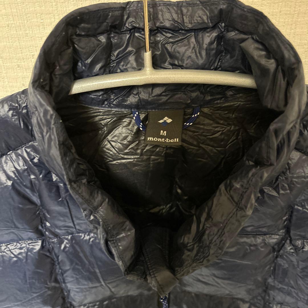 モンベル スペリオダウンベスト 800フィルパワー メンズ　M ネイビー