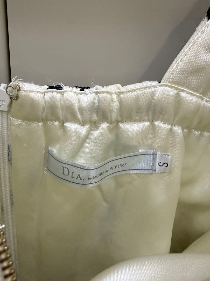 DEA.byROBE de FLEURS チェック柄Aラインドレス