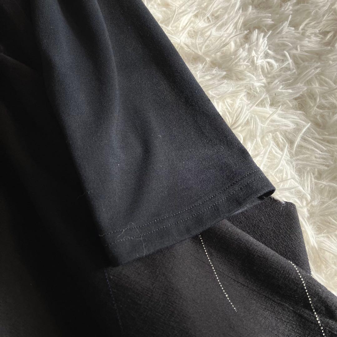 センソユニコ 慈雨 レイヤード 重ね着風 変形 ワンピース