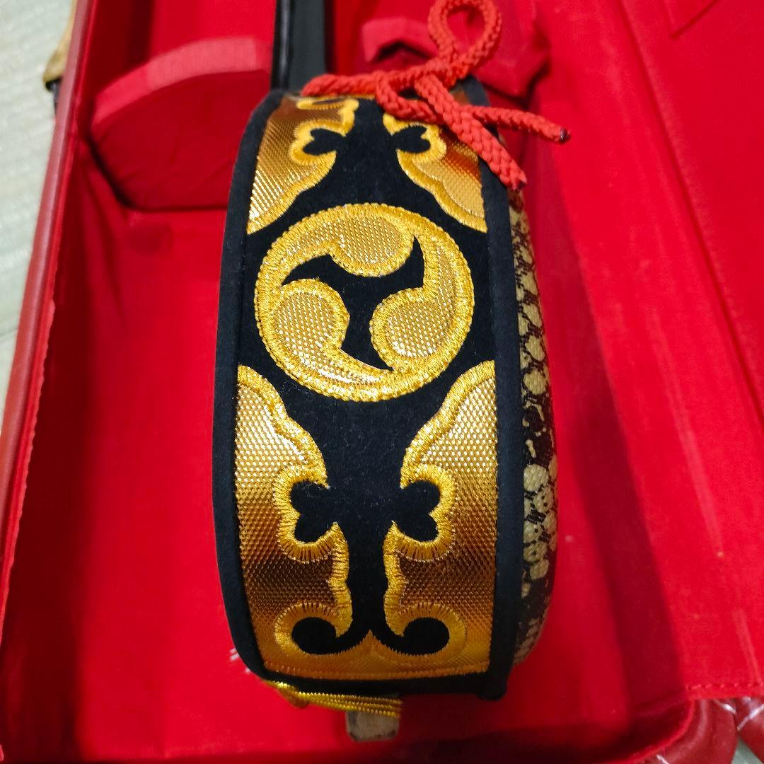 沖縄三線 合皮 人工皮 初心者 和楽器 民謡 三味線 ハードケース付