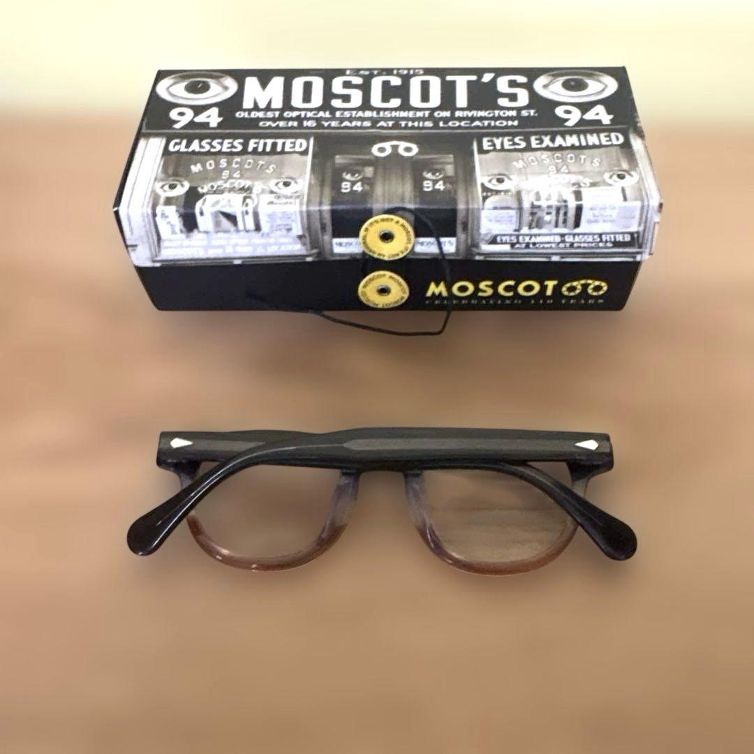 値引き不可　MOSCOT レムトッシュ　 度なしクリア→ブラウン調光レンズ入り