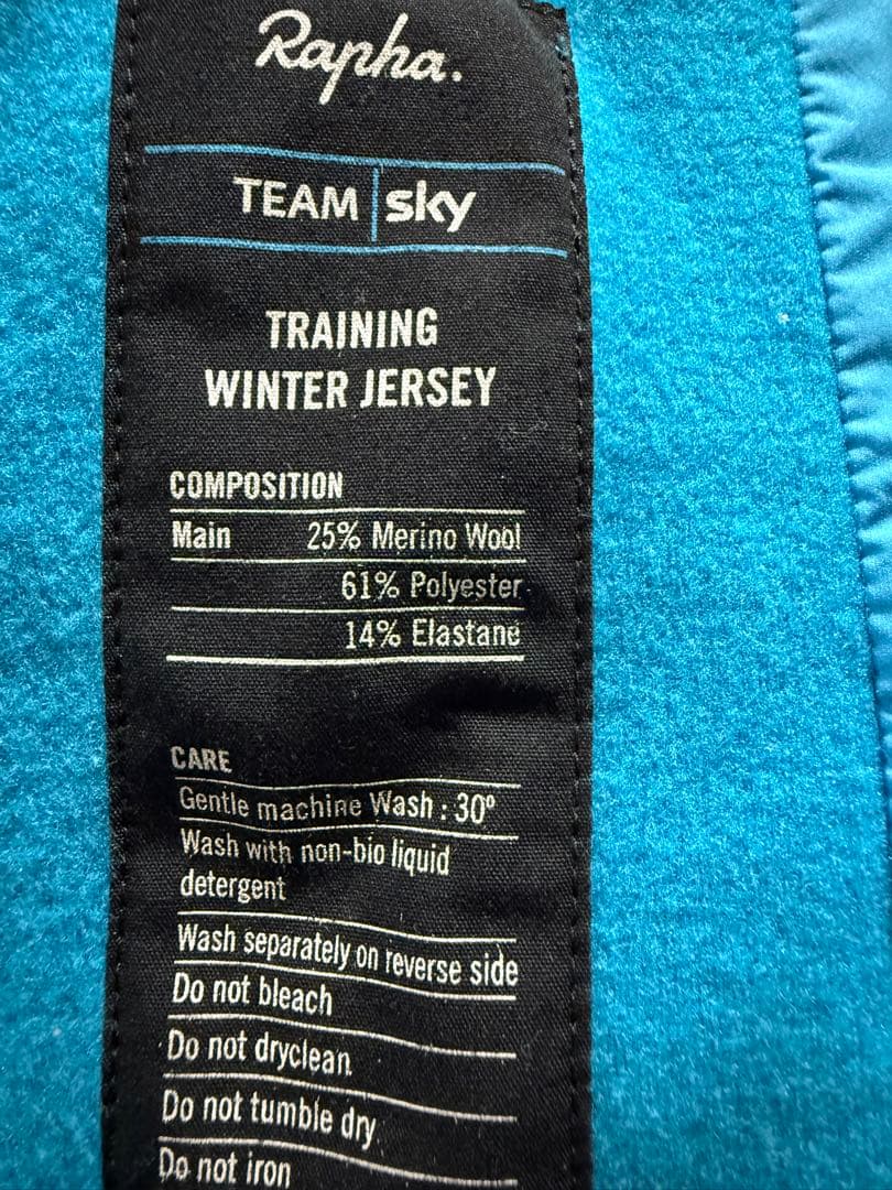 ウェア Rapha TEAM Sky TRAINING WINTER JERSEY
