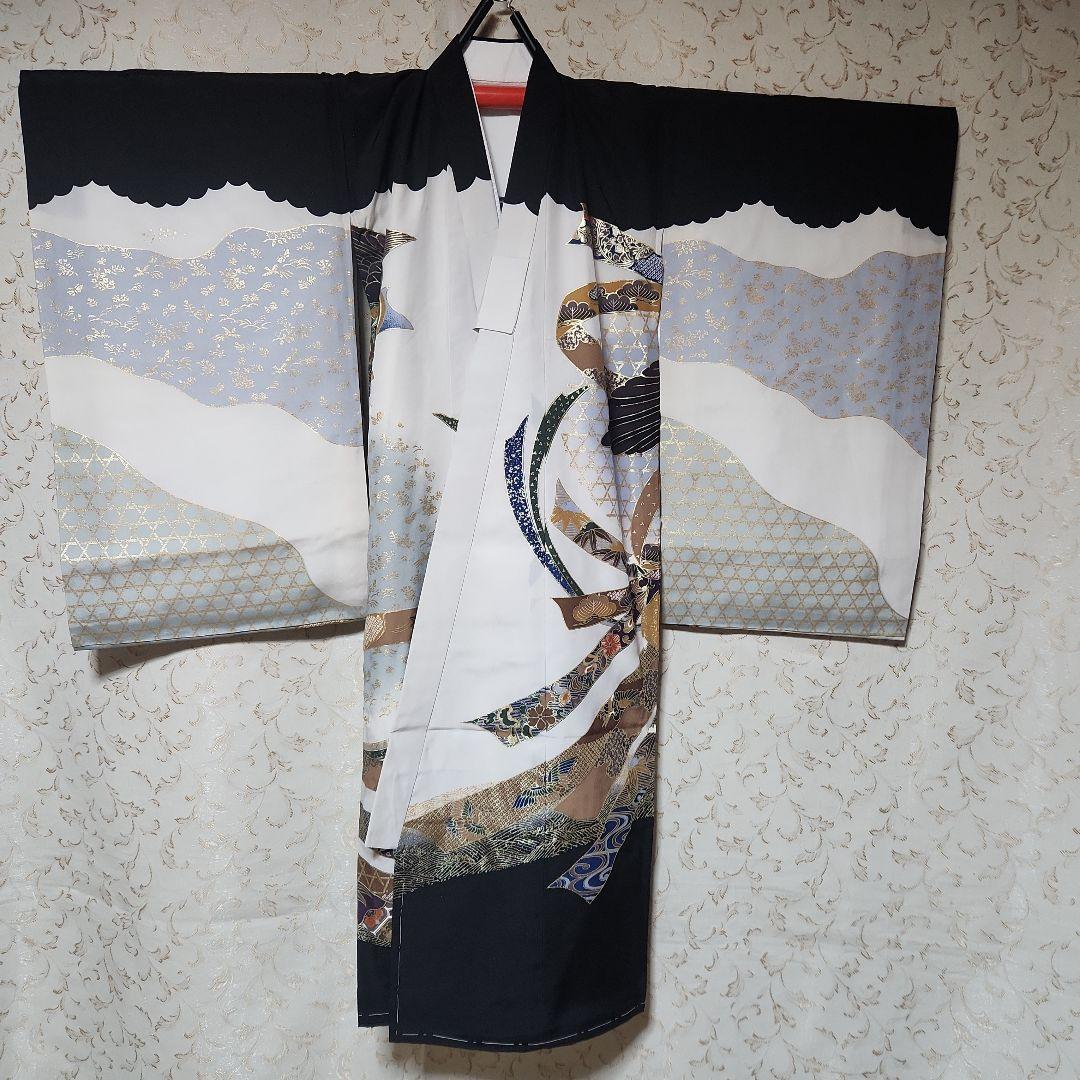 (t-93)#132 (保管品) 正絹 男児 お宮参り きもの