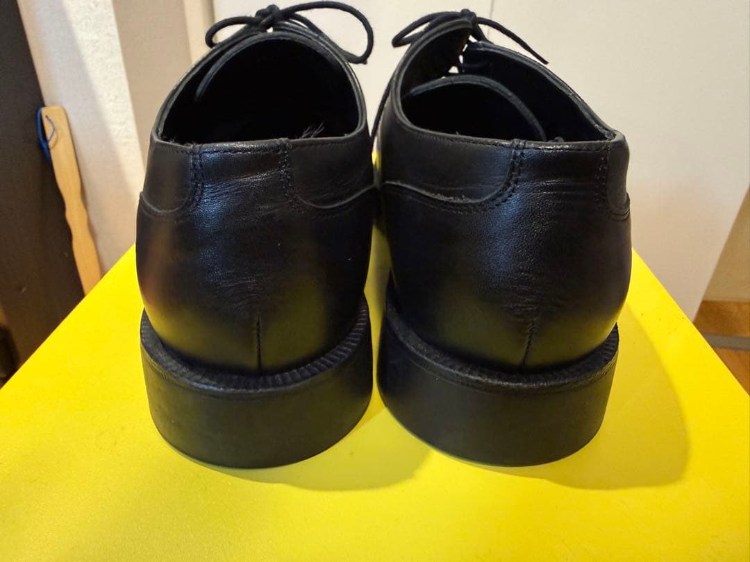 クレマン　黒 レザー ビジネスシューズ