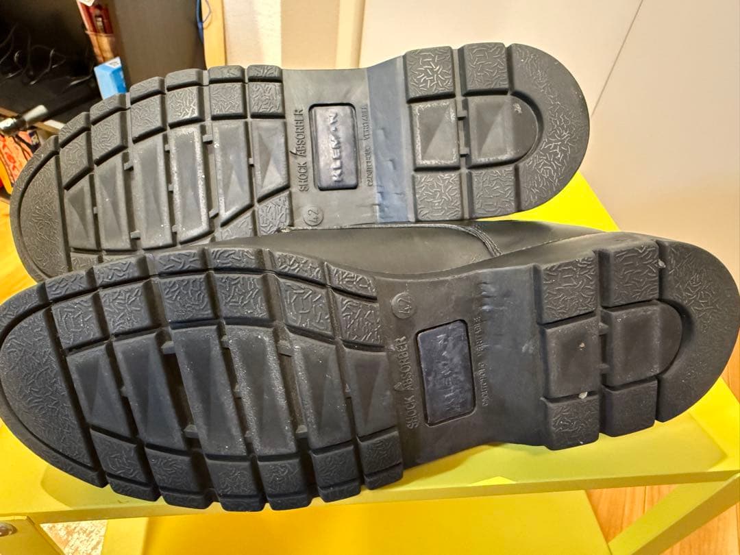 クレマン　黒 レザー ビジネスシューズ