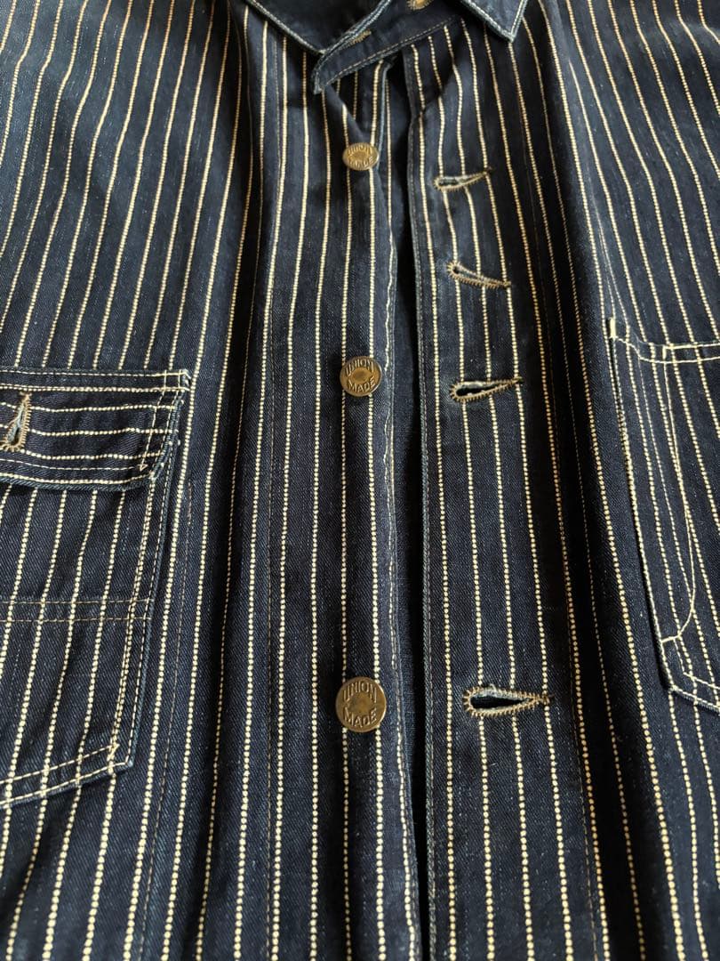 DUCK DIGGER 　ウォッシュバック　カバーオール　38インチ　Mサイズ