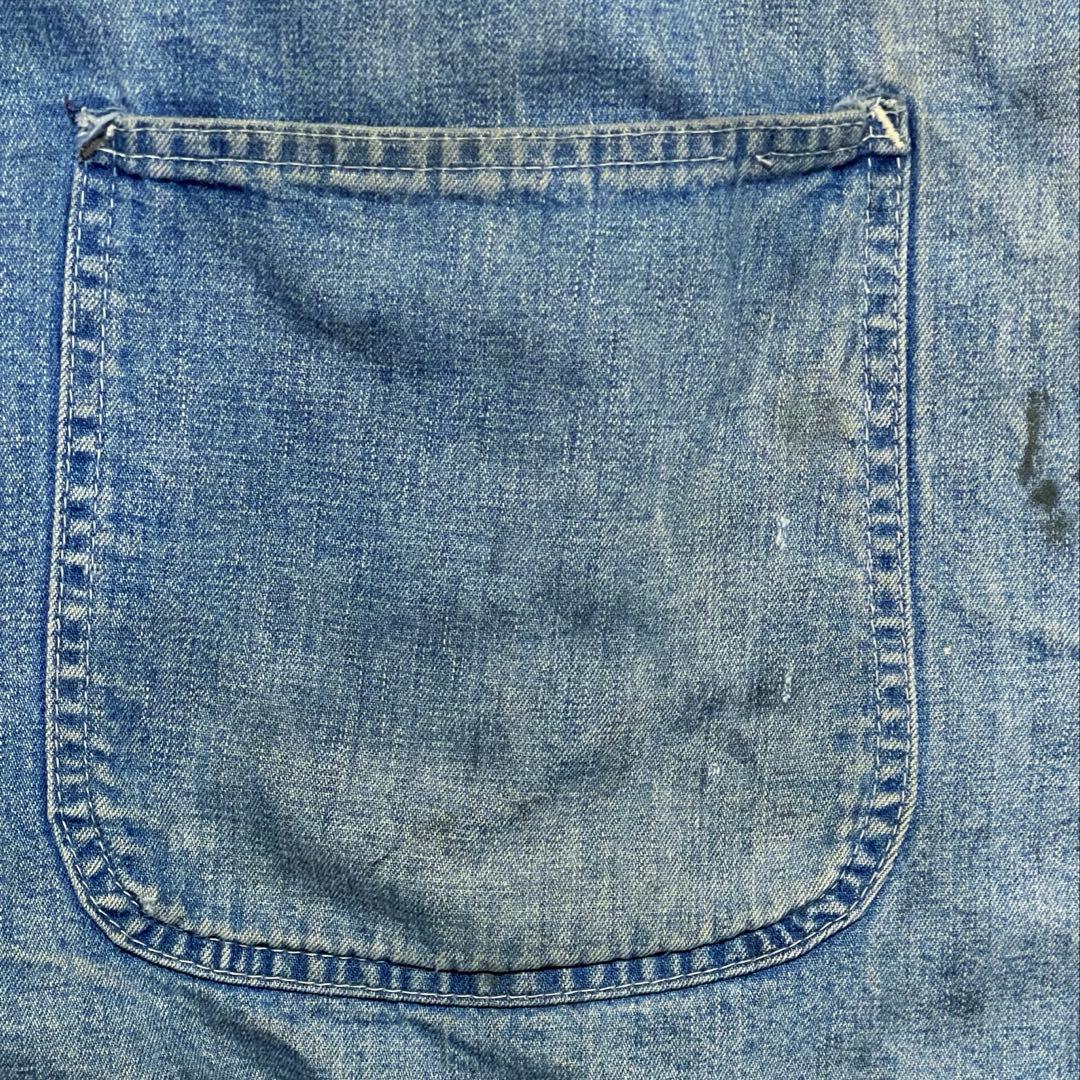 激レア 60-70s 鬼フェード Carhartt デニム製ミシガンチョアコート