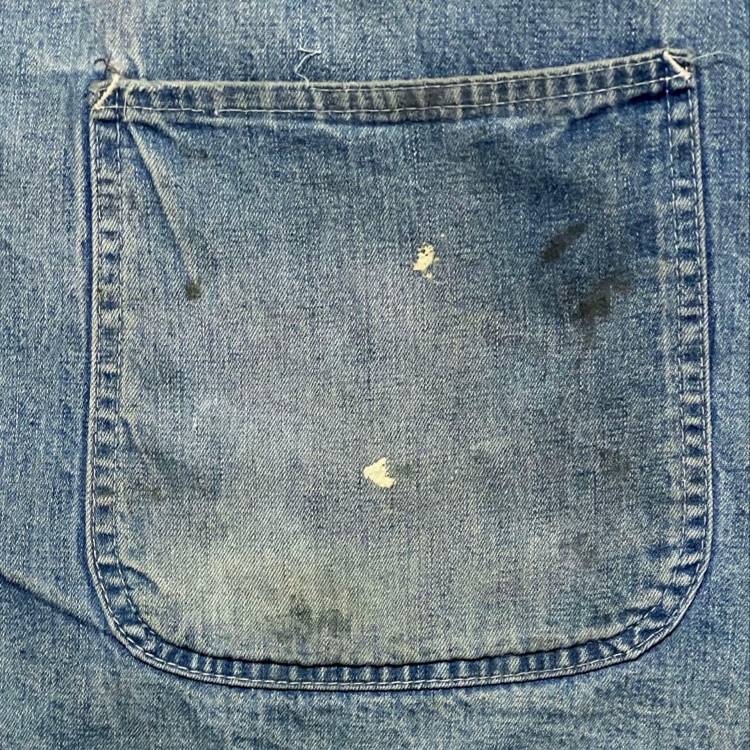 激レア 60-70s 鬼フェード Carhartt デニム製ミシガンチョアコート