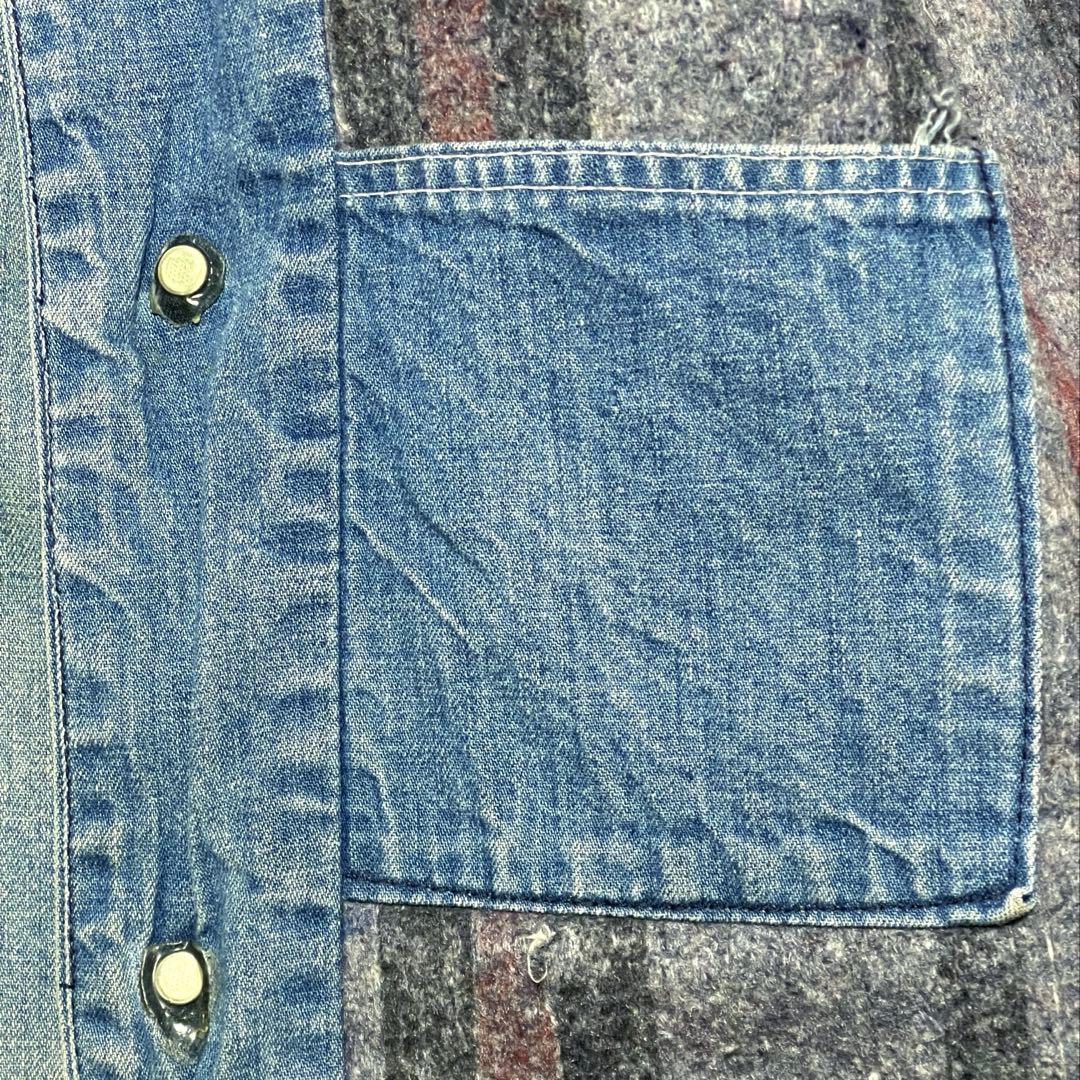 激レア 60-70s 鬼フェード Carhartt デニム製ミシガンチョアコート