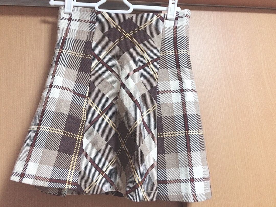 〚michell Macaron〛 フレアチェックスカート♡