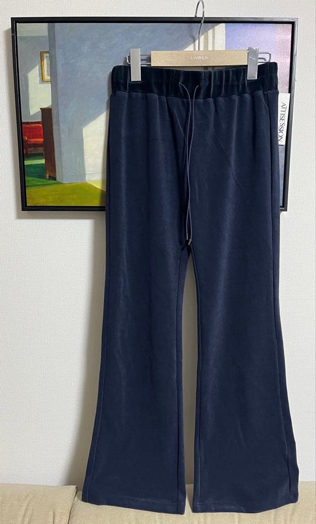 ATTISESSION パイル×コーデュロイパンツ