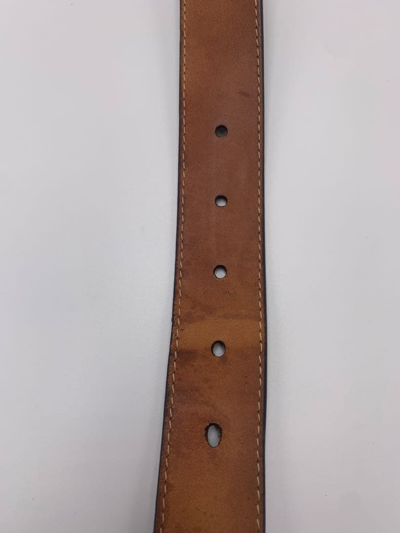 ルイヴィトン サンチュール LV　イニシャル　エピ レザー ブラック P55