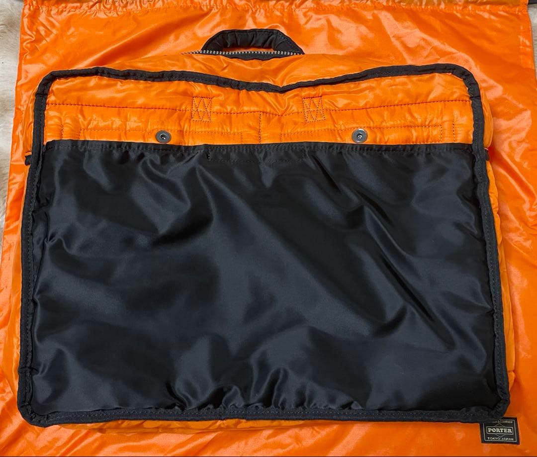 【美品】PORTER タンカー オーバーナイト ブリーフケース2way2層大容量