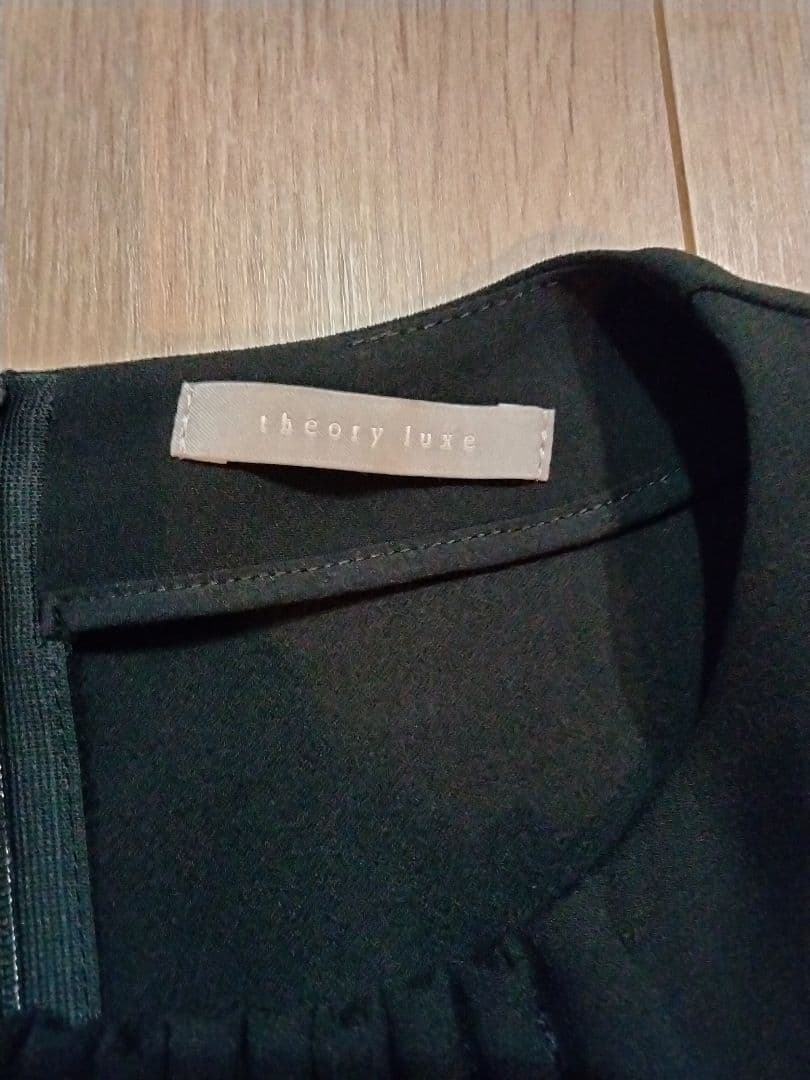 【Theoryリュクス Eva Vonia Dress】 ワンピース　ブラック