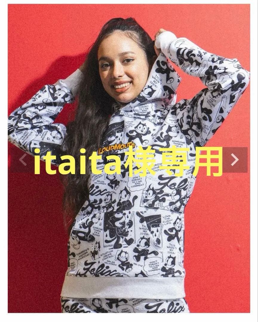 ラウドマウス、FELIXコラボパーカー、レディース