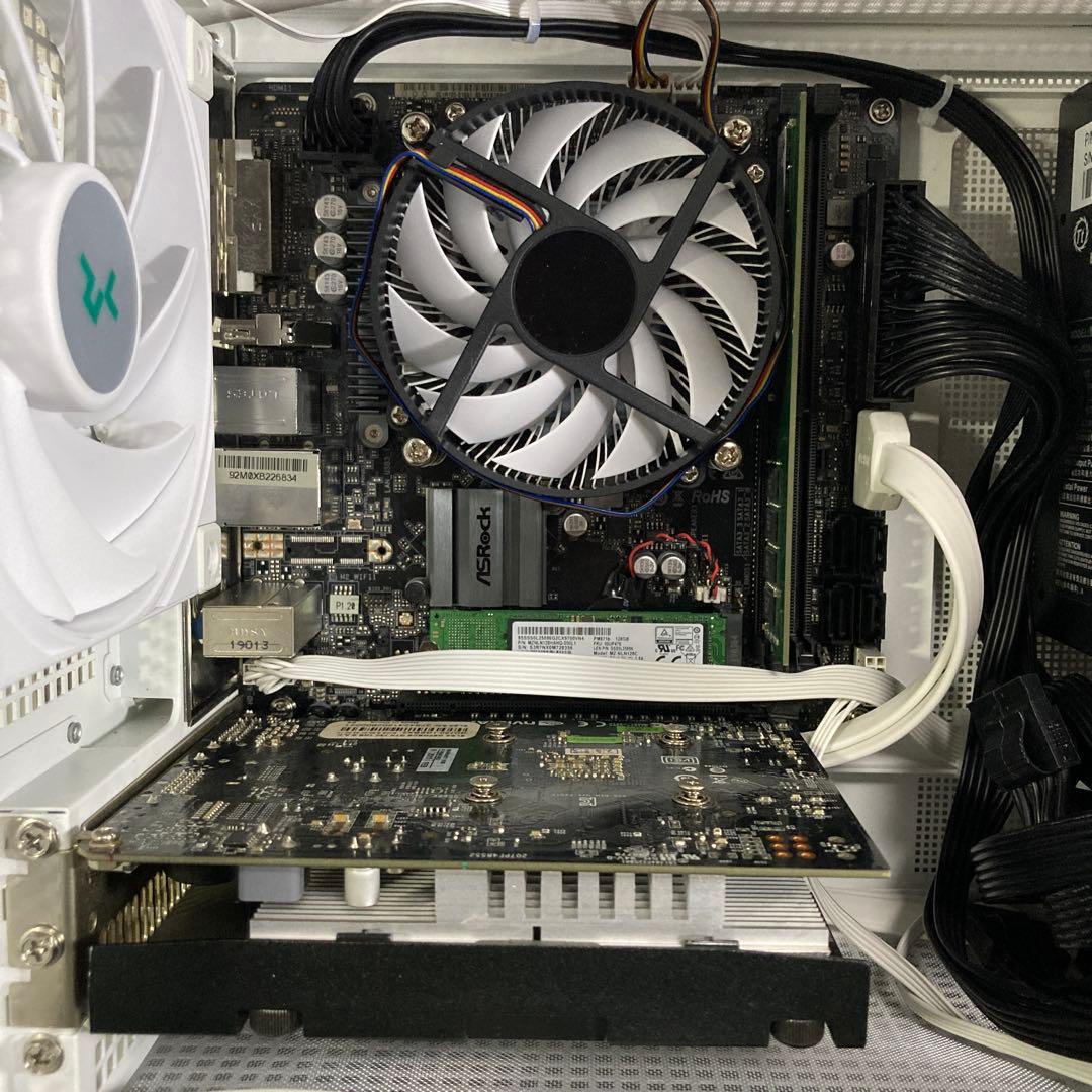 Asrock B360M-ITXデスクトップPC deepcoolCH160WH