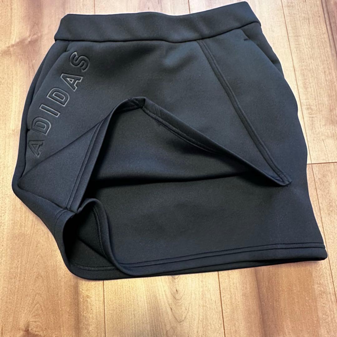 ダンボールニット セットアップ　長袖　フード　スカート　春秋　パーカー　ブラック