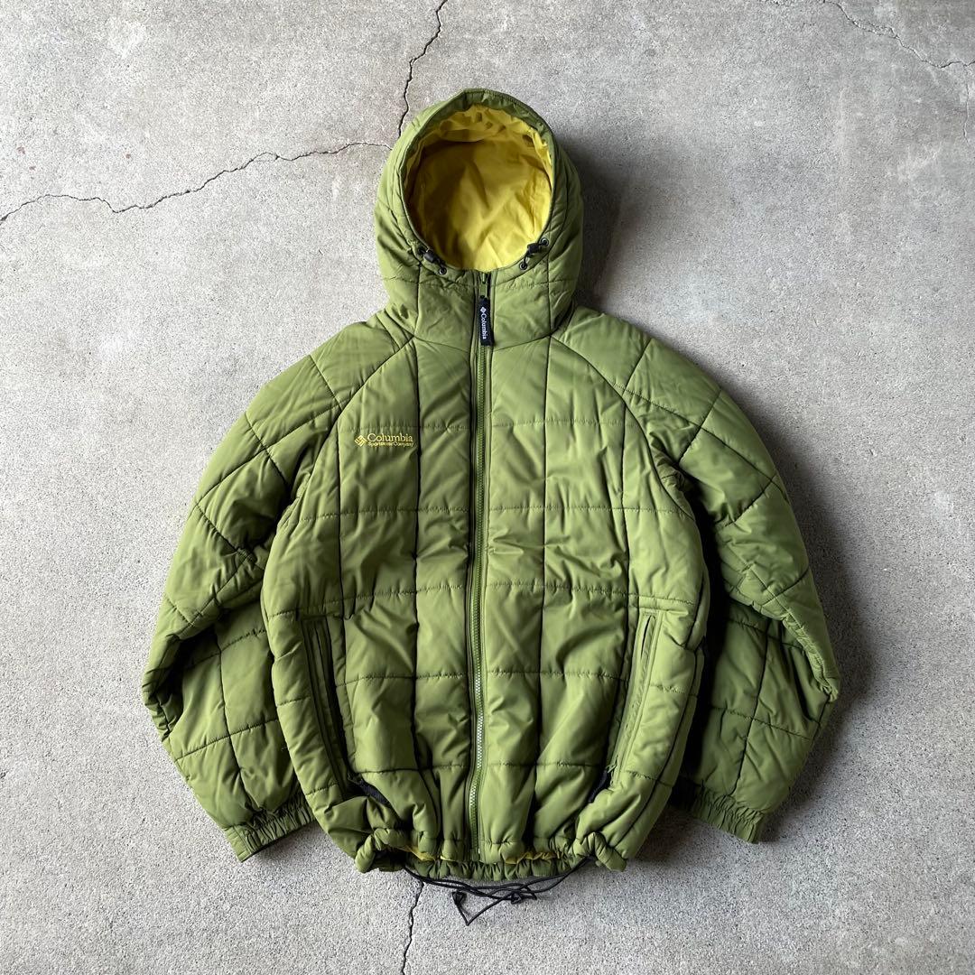 ジャケット・アウター Columbia hooded puffer jacket lime green
