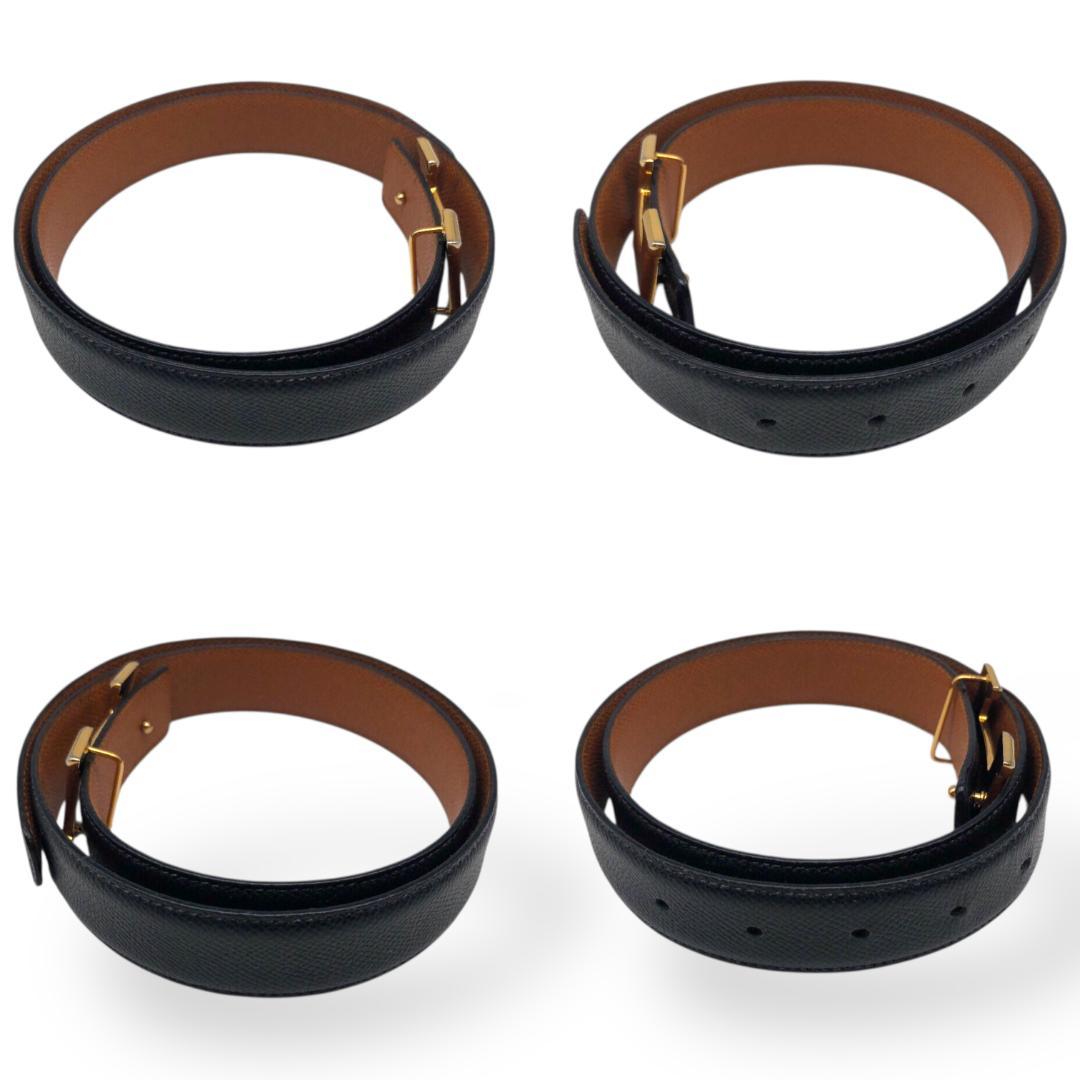 【美品】HIGH CLASS ハイクラス ベルト ゴールド ブラック イタリア製