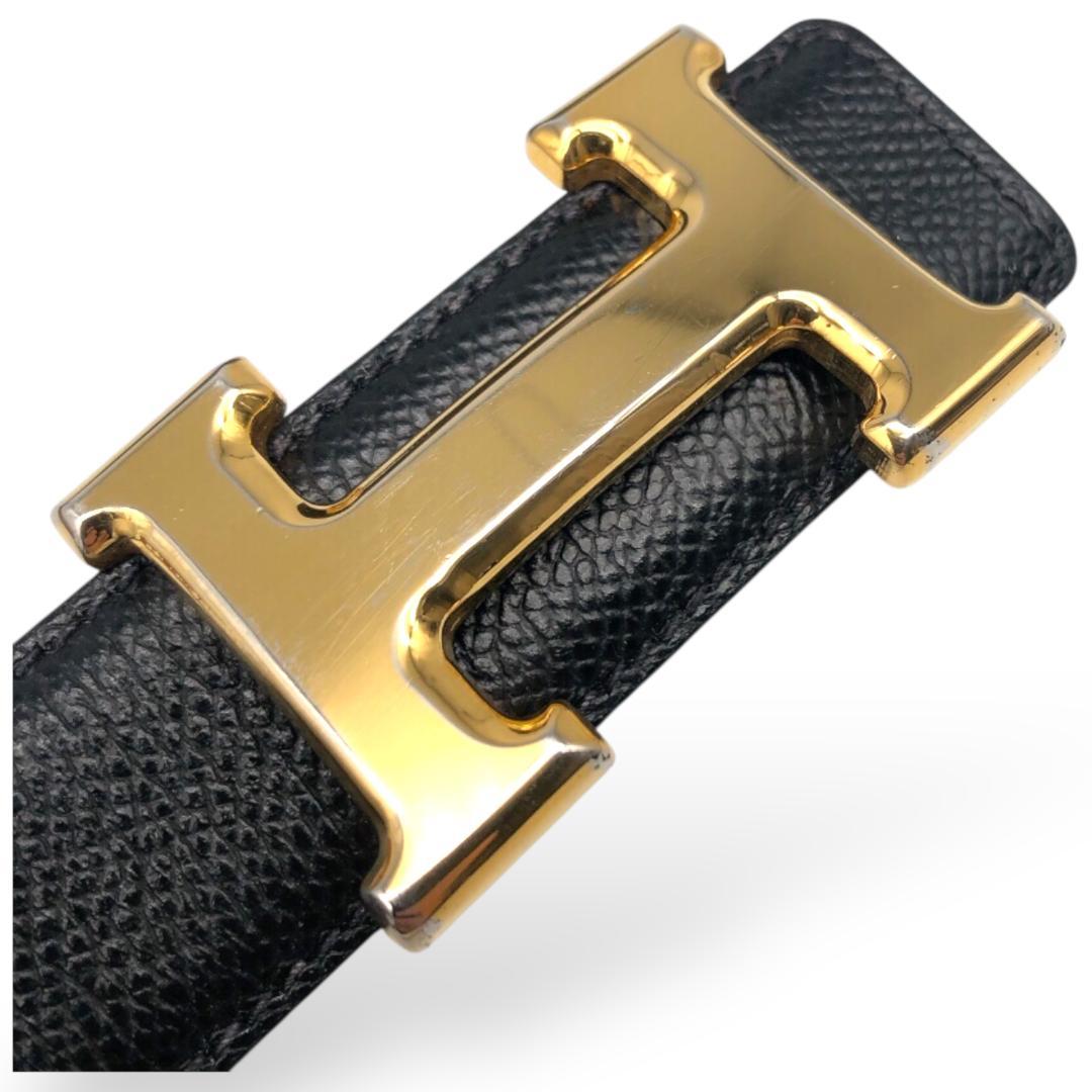 【美品】HIGH CLASS ハイクラス ベルト ゴールド ブラック イタリア製