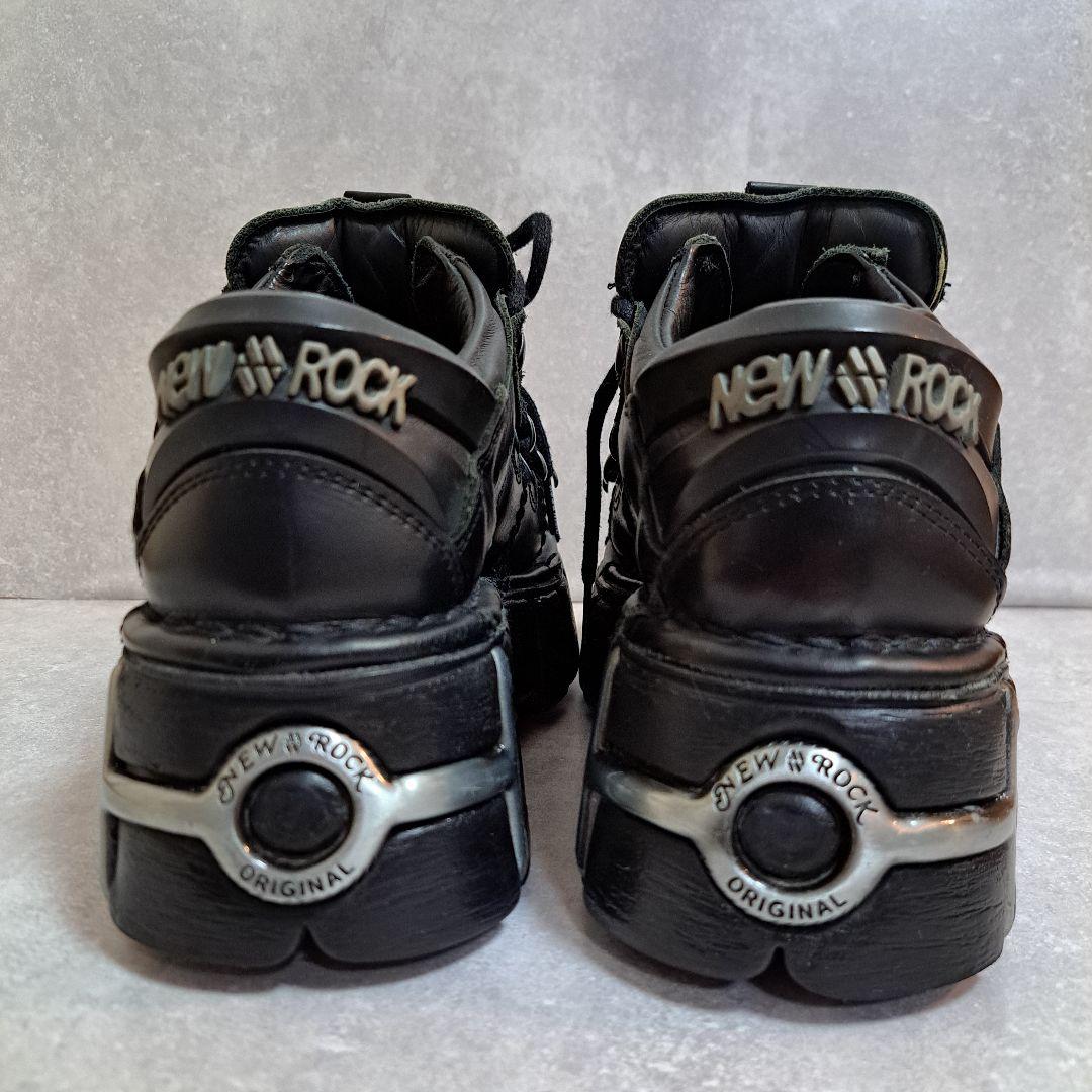 [美品]ニューロック（NEW ROCK）の厚底 ブーツ[本日お得情報あり]