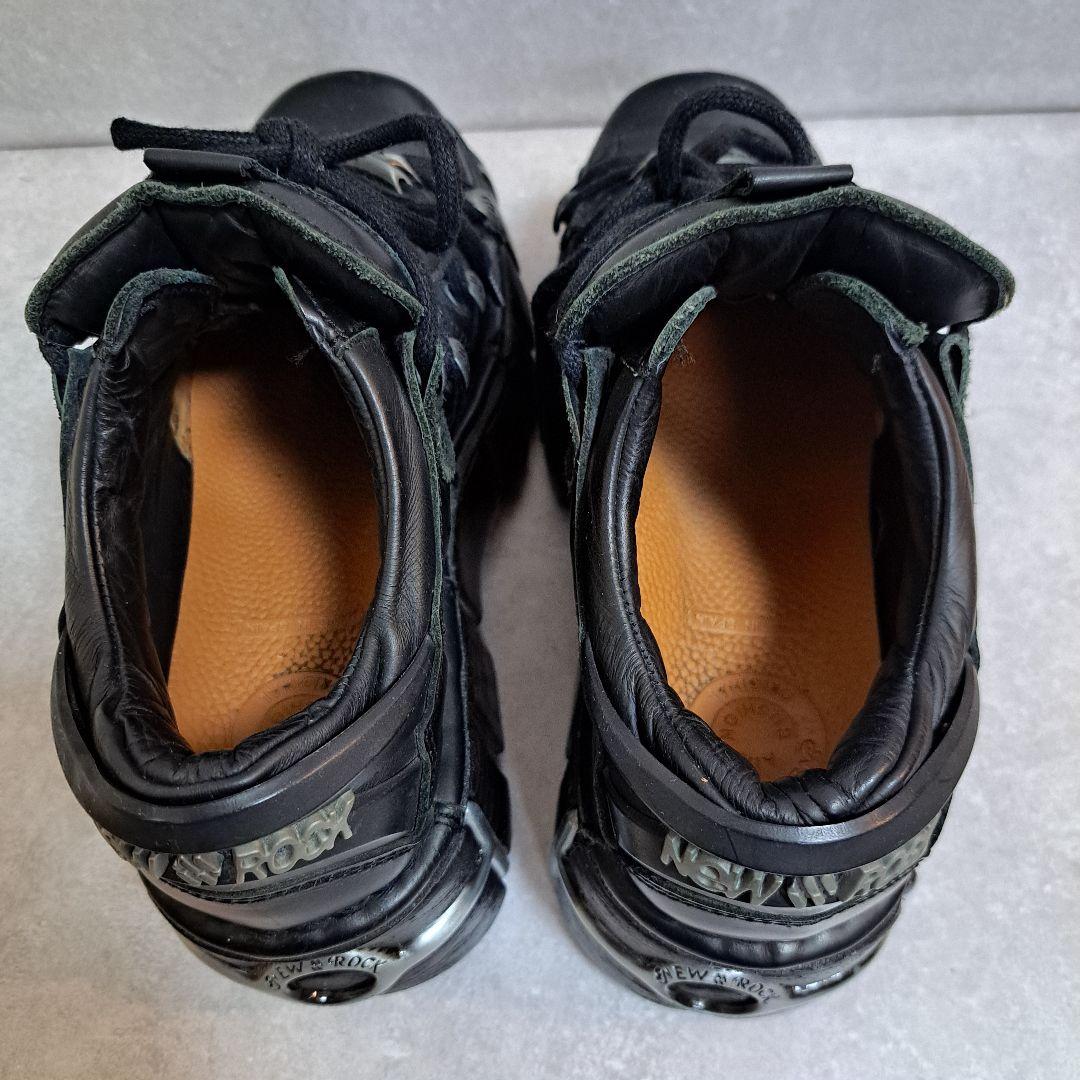 [美品]ニューロック（NEW ROCK）の厚底 ブーツ[本日お得情報あり]