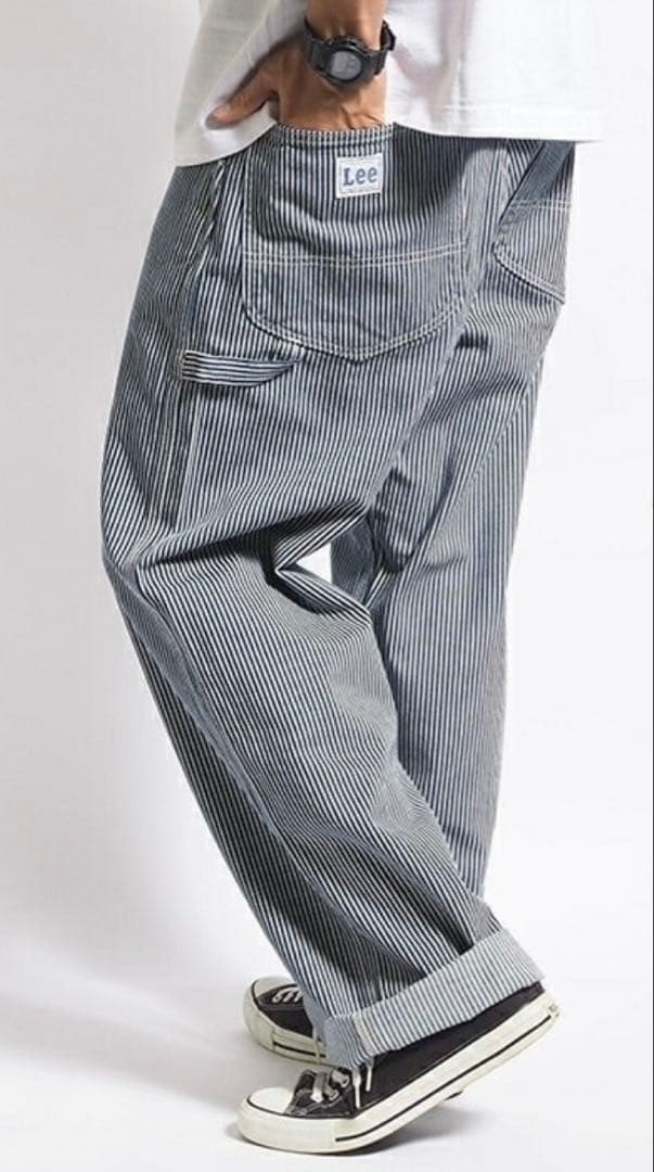 LEE リー ペインターパンツ デニム ヒッコリー　(LM7288) サイズL