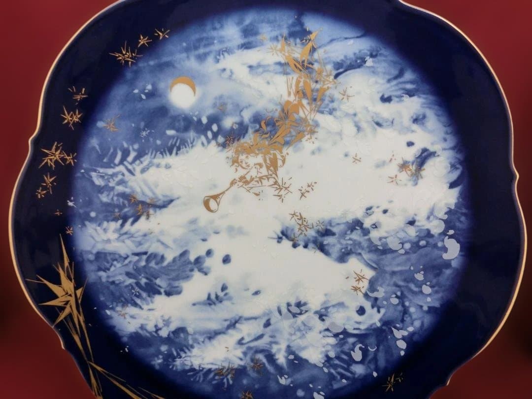 【マイセン】イヤープレート1992年冬の森