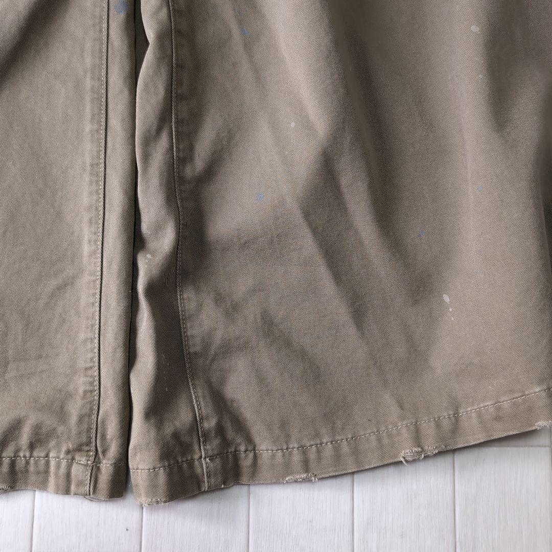 AUTHEN サス付きワイドパンツ コットン製