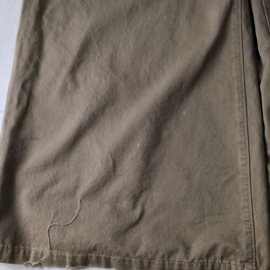 AUTHEN サス付きワイドパンツ コットン製