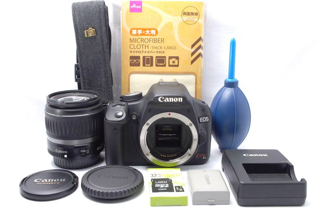 一眼レフデビューに✨Canon Kiss X3✨初心者おすすめ✨シングルレンズ