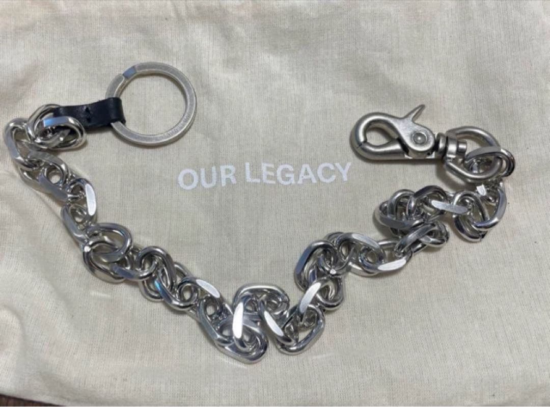 Our Legacy Ladon アワーレガシー ウォレットチェーン ローズ着用