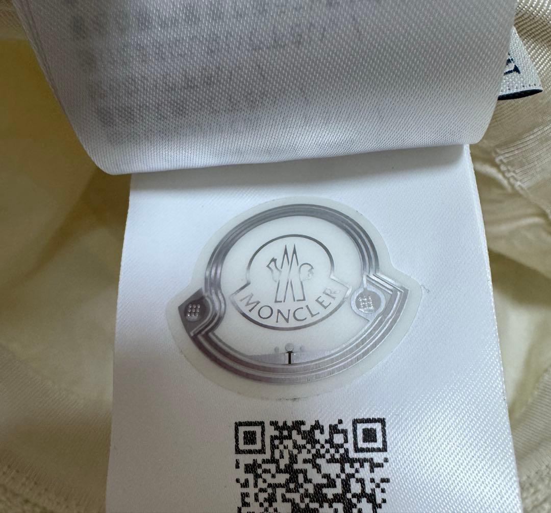 モンクレール　MONCLER バケット　ハット　白　ホワイト　M 帽子　キャップ