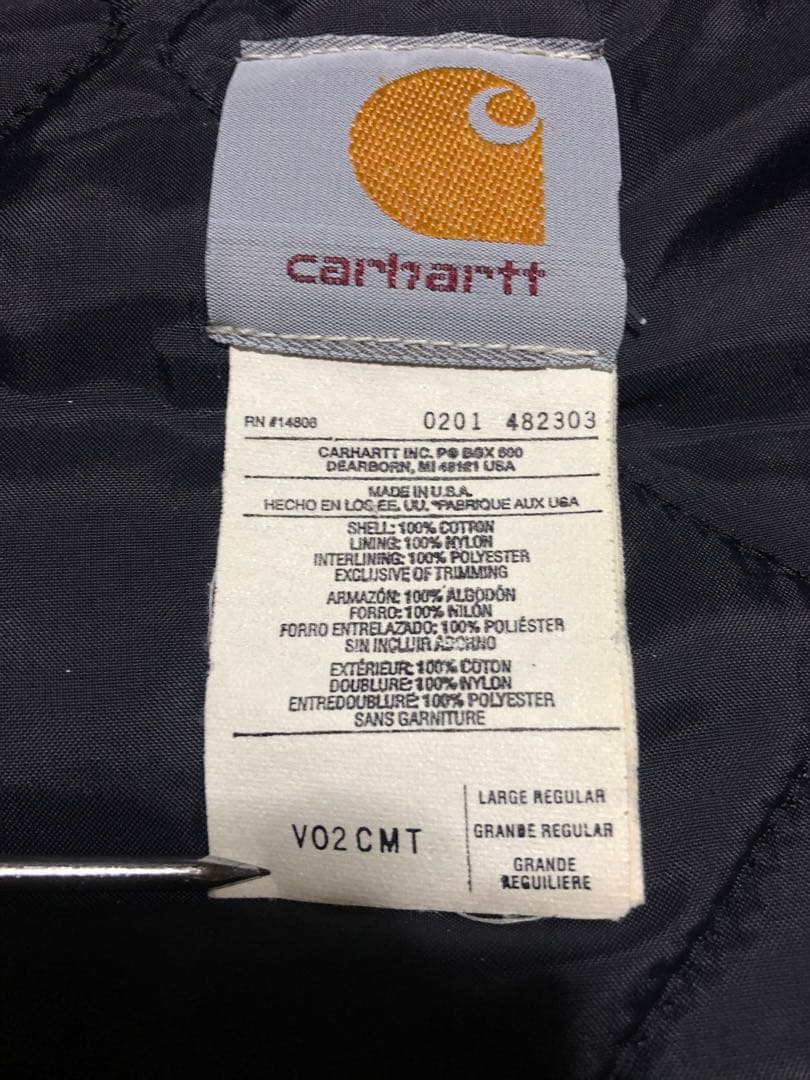 超レアカラー CMT 01’s USA製 Carhartt ダックベスト 腰ゴム