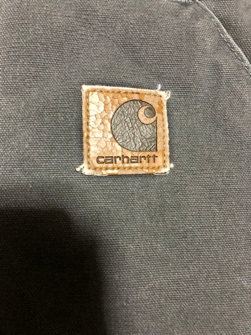 超レアカラー CMT 01’s USA製 Carhartt ダックベスト 腰ゴム