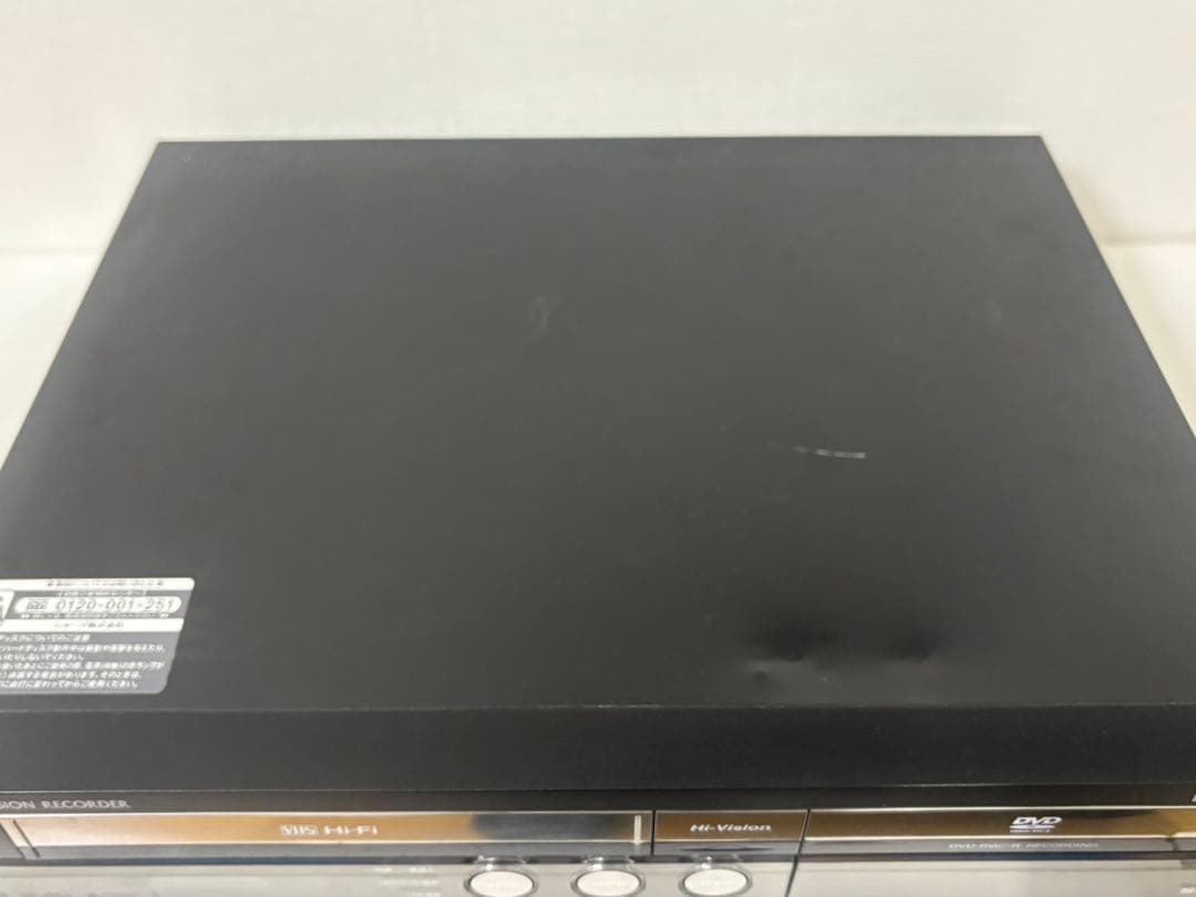 シャープAQUOSビデオ一体型HDD／DVDレコーダー【DV-ACV52】動作品