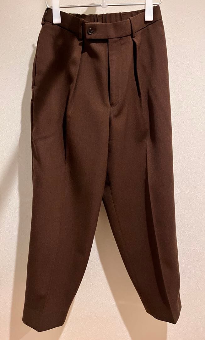 MARKAWARE CLASSIC FIT TROUSERS サイズ3 ブラウン