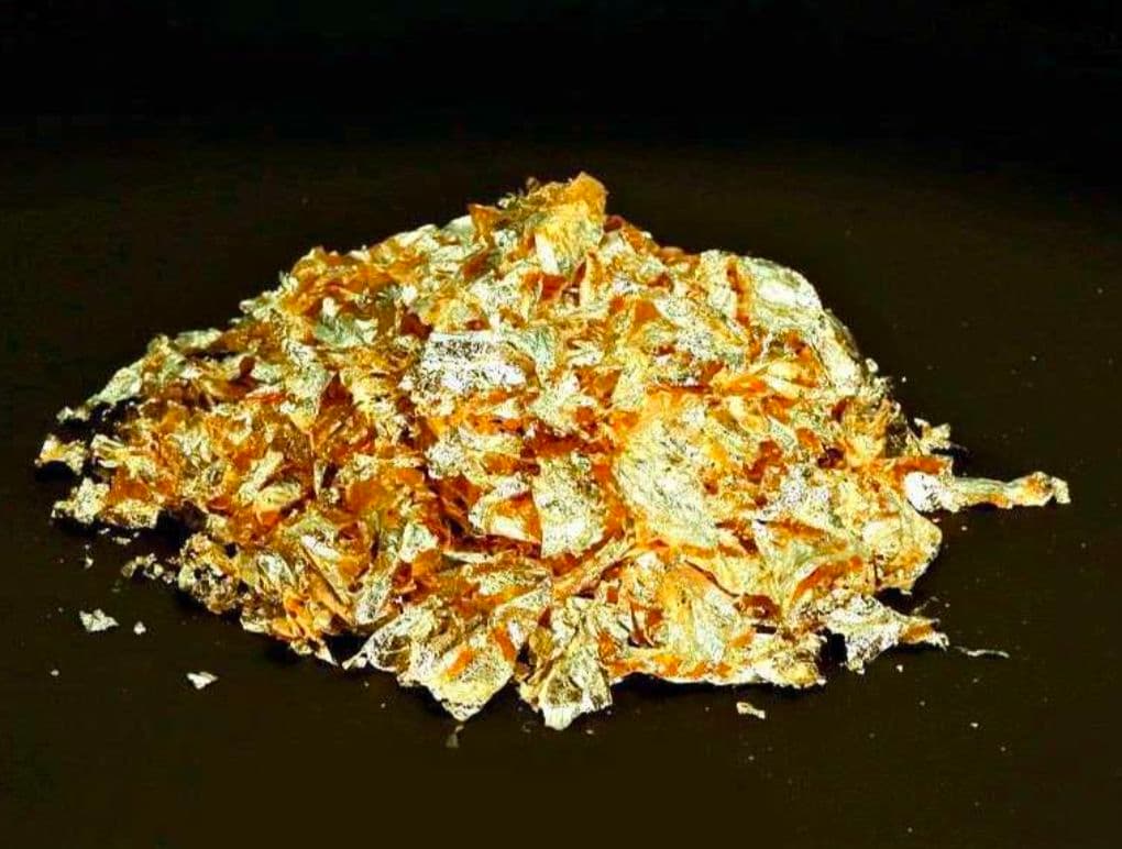 ★新品・未使用品★金箔粉（粗）0.25グラム×２個　早いもの勝ちです