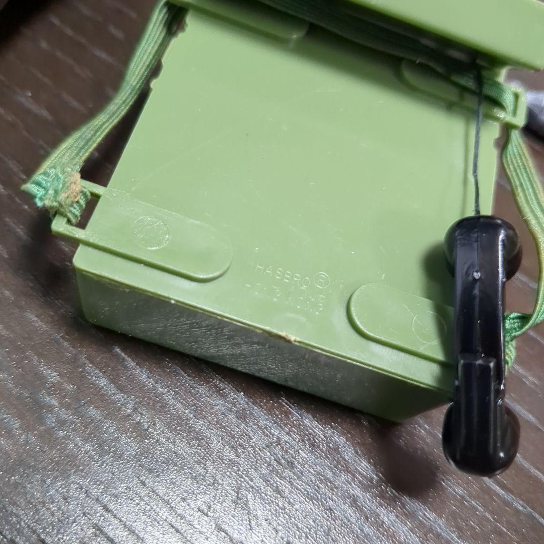 60年代ハスブロ　GIJOE （giジョー）箱付き 通信器　背嚢　ポンチョなど