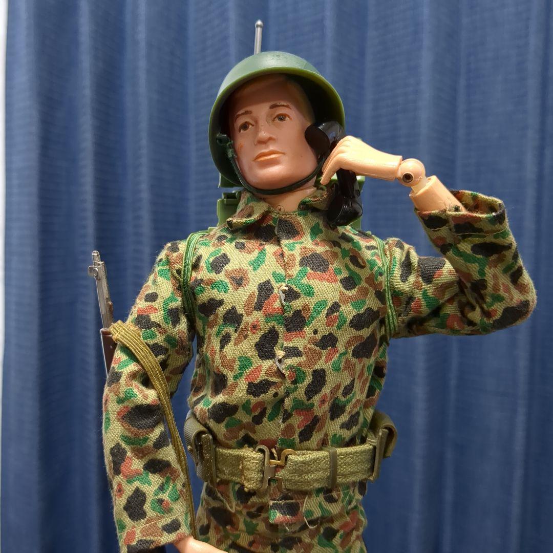 60年代ハスブロ　GIJOE （giジョー）箱付き 通信器　背嚢　ポンチョなど