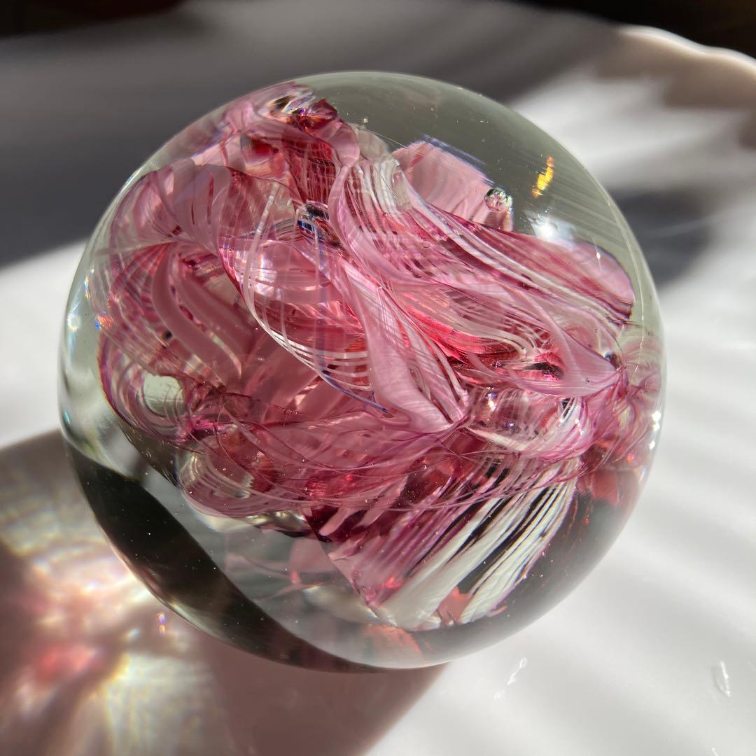 レア　イタリア製　作家　ヴィンテージ ヴェネツィアングラス　ペーパーウエイト