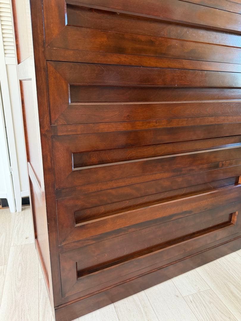 松本民芸家具 ミズメザクラ 無垢材 高山式 D-30型 整理タンス