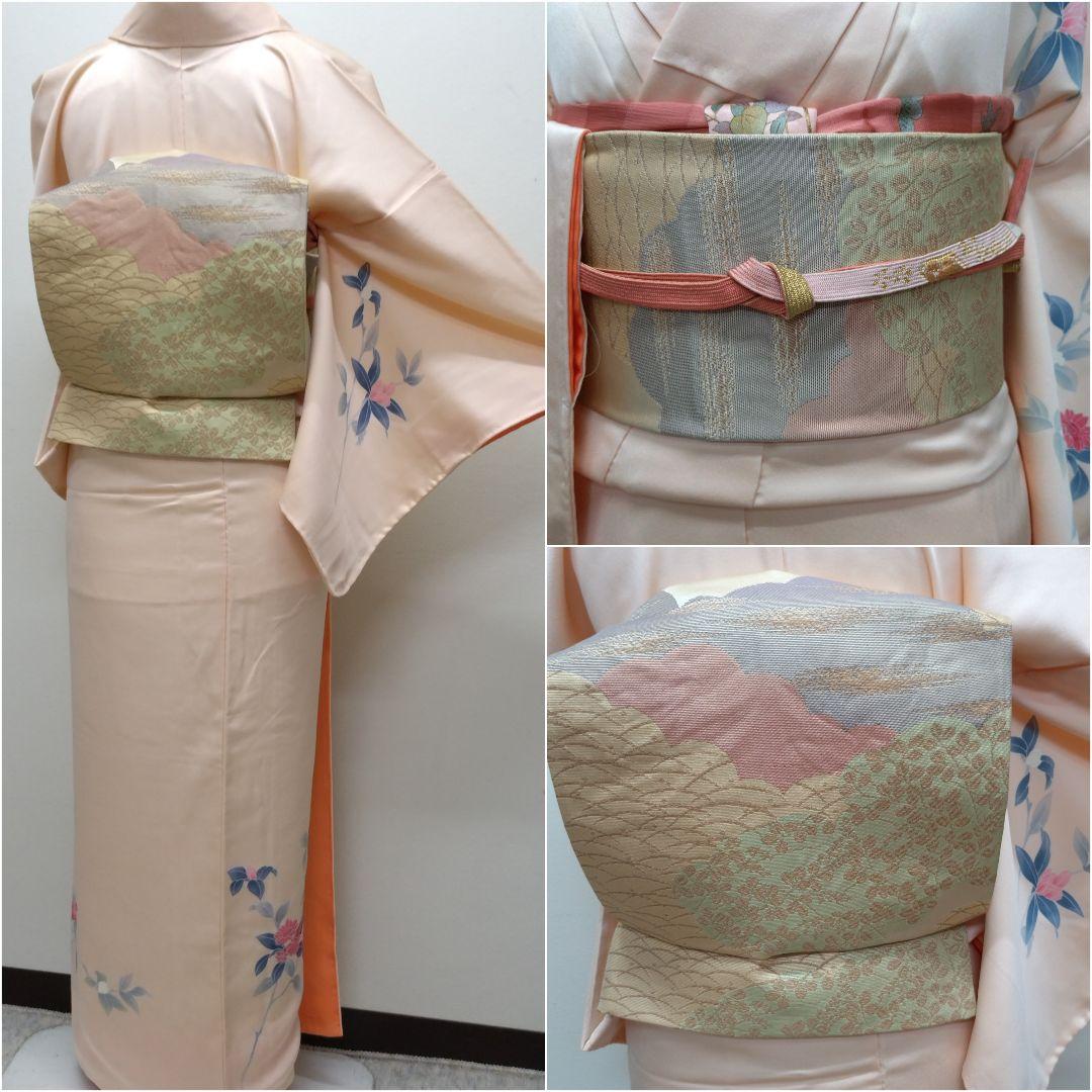 634　半額セール　正絹　鈴乃屋誂え　未使用品　付下げ訪問着　４点フルセット