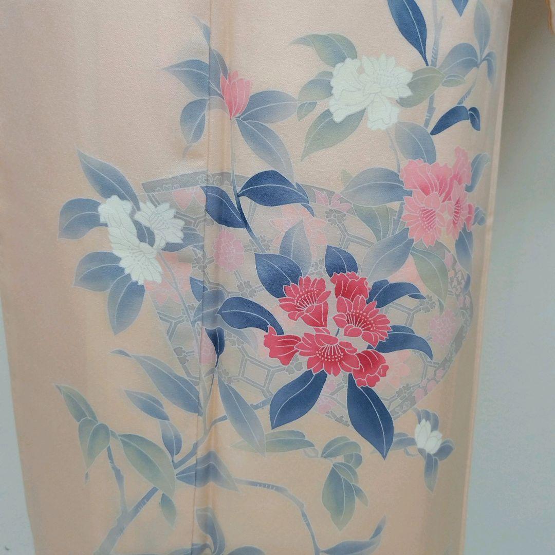 634　半額セール　正絹　鈴乃屋誂え　未使用品　付下げ訪問着　４点フルセット