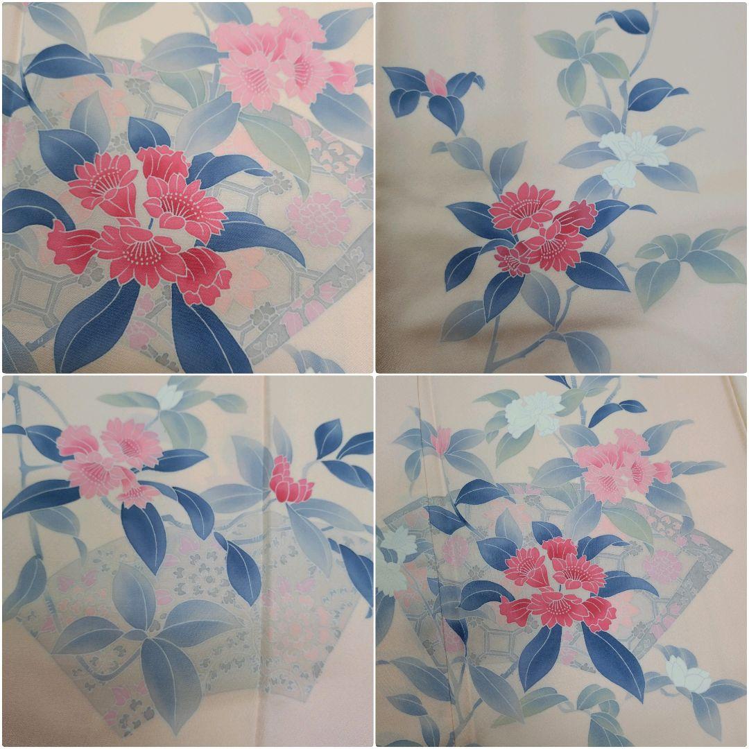 634　半額セール　正絹　鈴乃屋誂え　未使用品　付下げ訪問着　４点フルセット