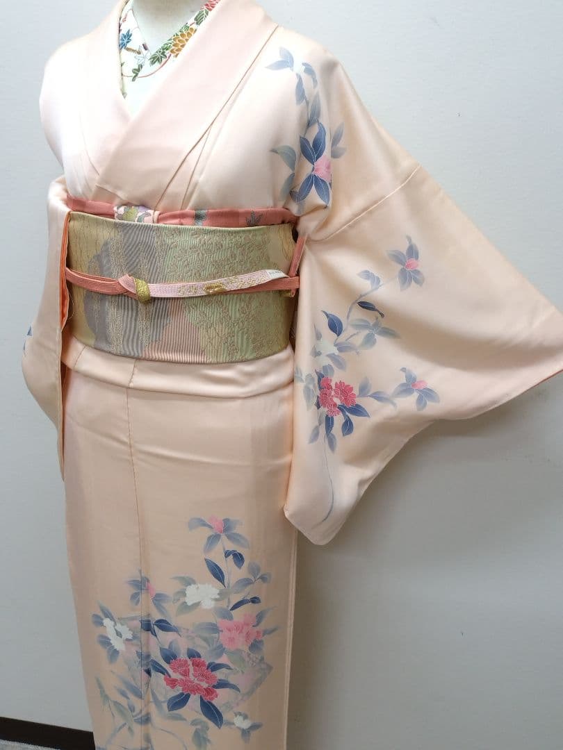 634　半額セール　正絹　鈴乃屋誂え　未使用品　付下げ訪問着　４点フルセット