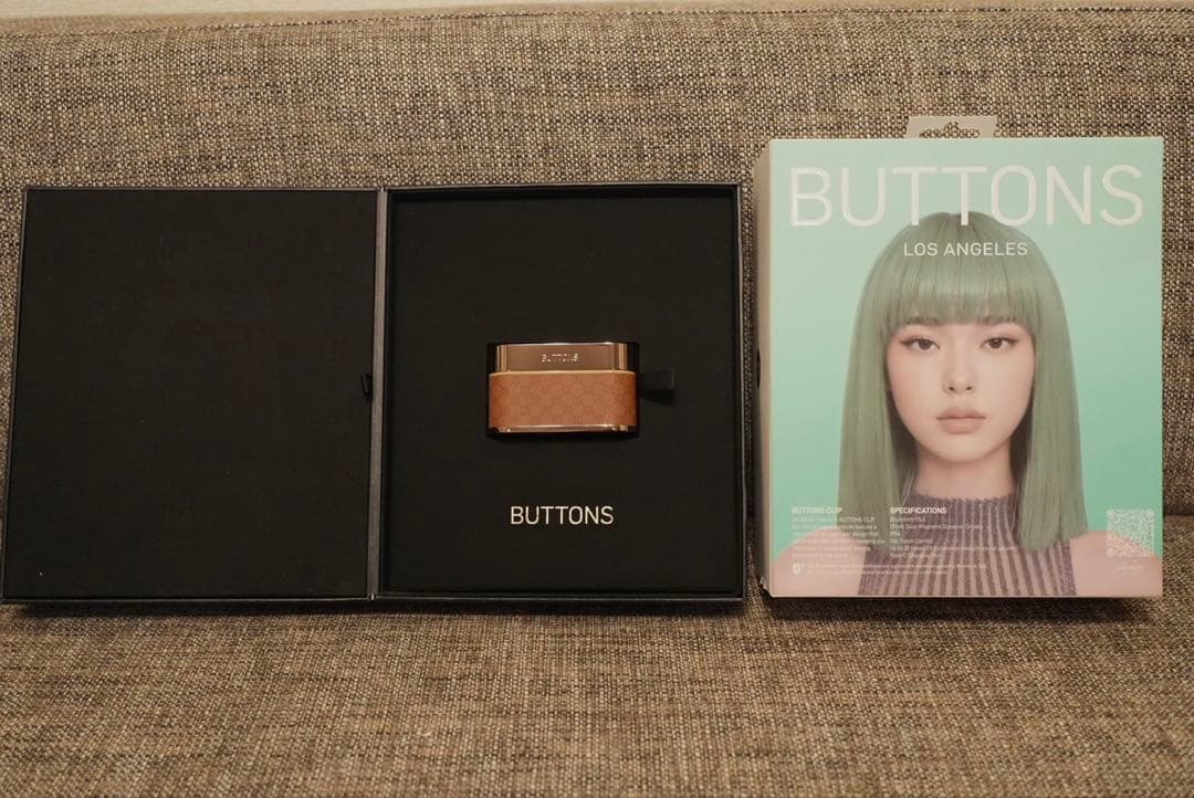 BUTTONS CLIP イヤーカフ ワイヤレスイヤホン