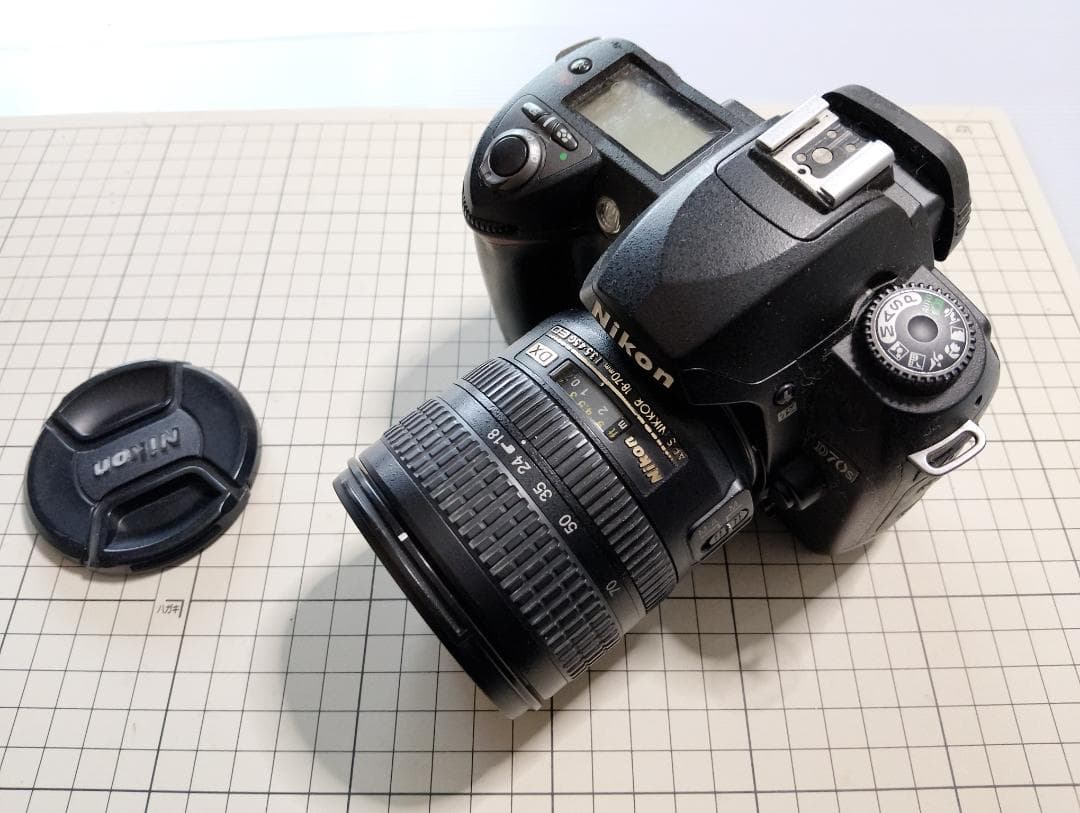 Nikon D70 + DX 18-70 のセット、普通に使えます。