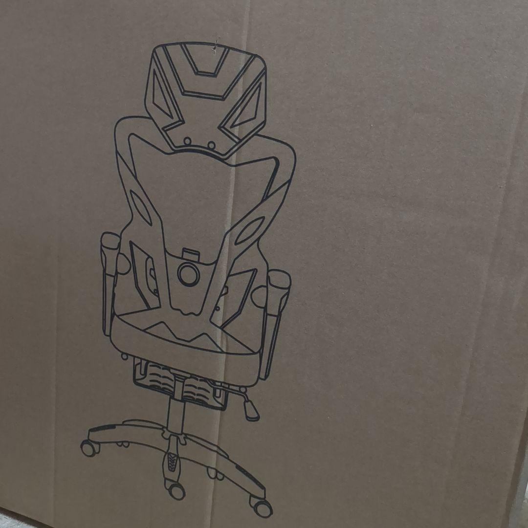 ✨人間工学　腰サポート✨　白　デスクチェア　ゲーミングチェア　オフィスチェア