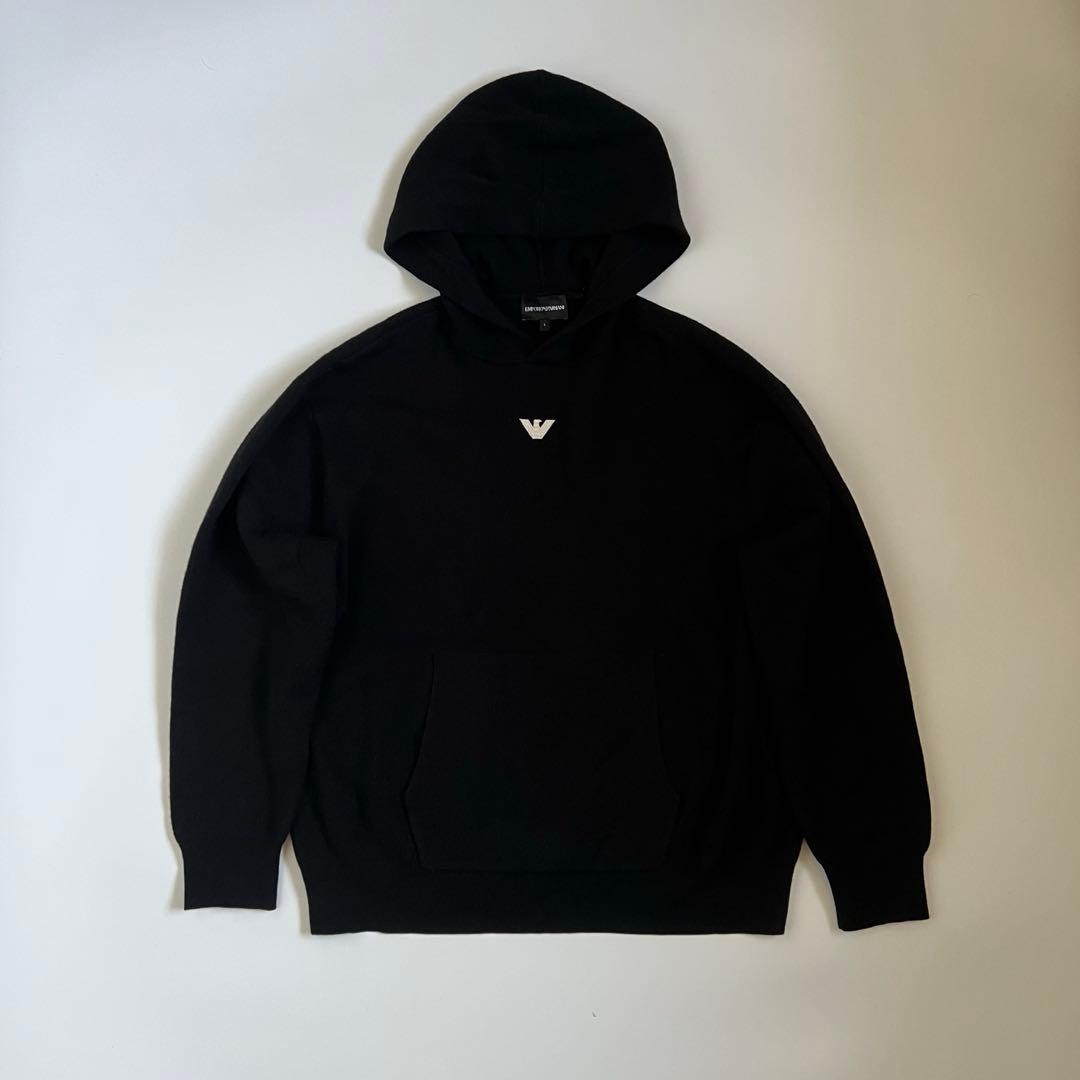 トップス Emporio Armani archive Tight knit hoodie